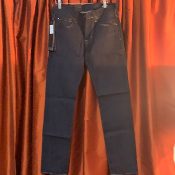 NEW E.N.D by Edwin and Denim Raw State Blue Regular Tapered Jeans SIZE 28 $145 - Picture 1 of 6